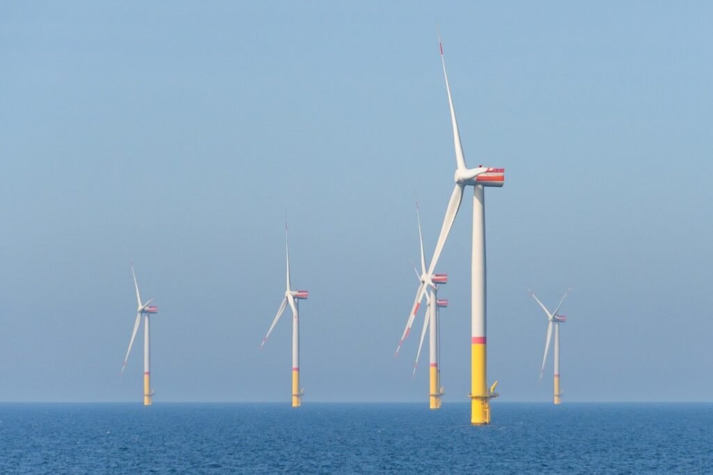 wind energy, offshore, wind farm, baltic sea, pinwheels, wind power, power generation, energy transition